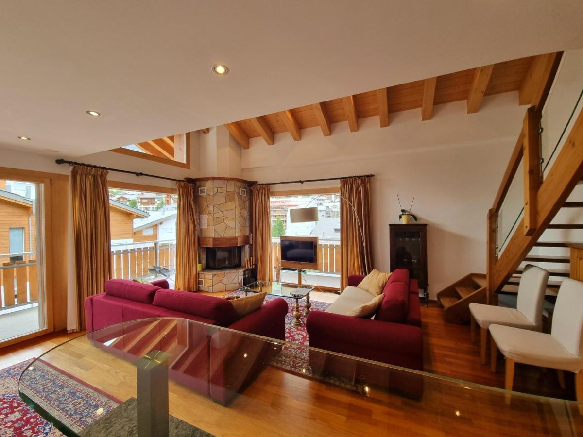 Chalet Haus Perla Saas-Fee Exterior foto