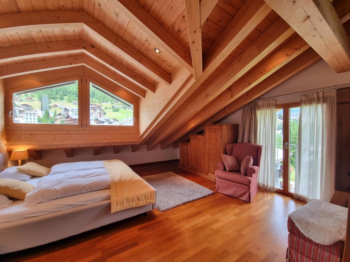 Chalet Haus Perla Saas-Fee Exterior foto